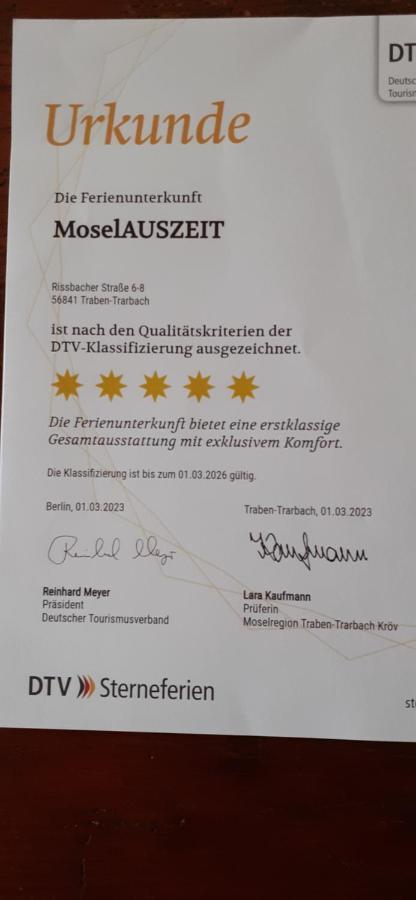 Neu - Moselauszeit Traben 아파트 외부 사진